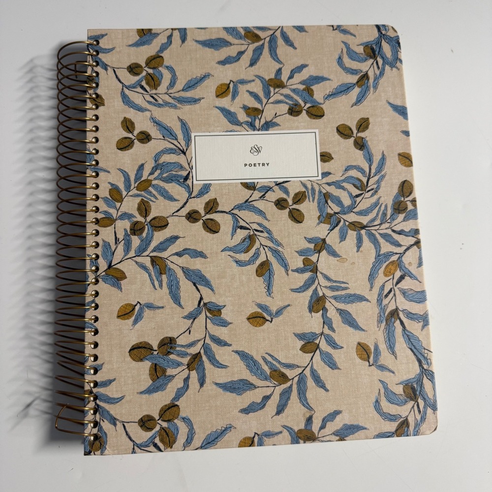 ESV Spiral-Bound Journaling Bible Poetry Crossway Floral Cloth Cover Job Psalms